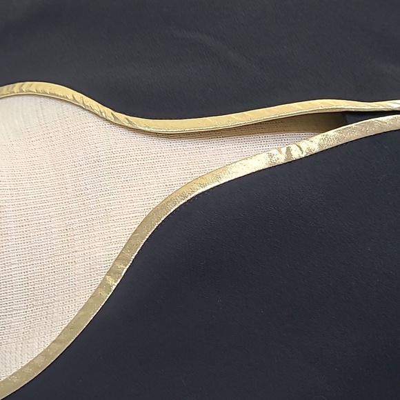 Jacket Size 16 Black Gold Lame Piping Evil Eye Embellished Unique Funky Handmade - Picture 5 of 8